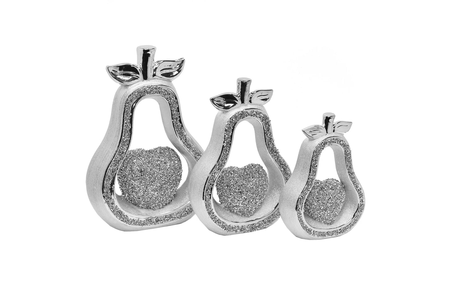 Ceramic Pear set Diamond 3Pcs