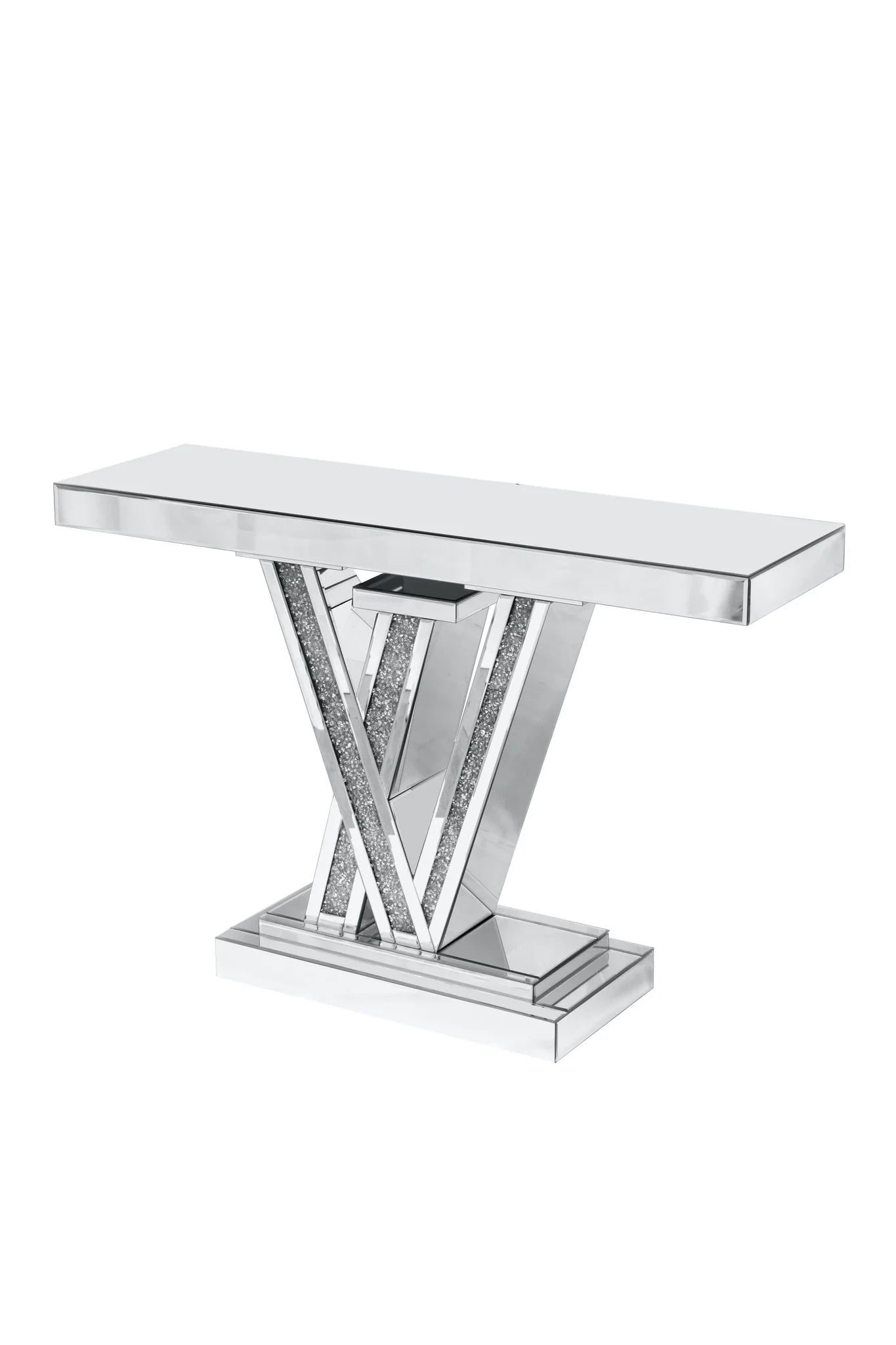 Console Table LV Mirrored Diamond