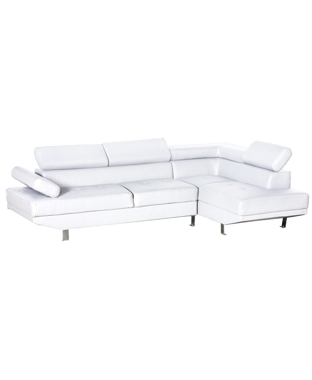 Sectional Sofa Mykonos White (RIGHT)