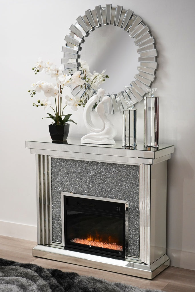 Fireplace Mirrored Glass kiki
