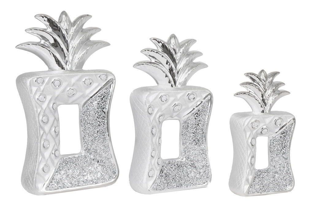 Ceramic Pineapple Set Kitchen Decor 3 pcs
