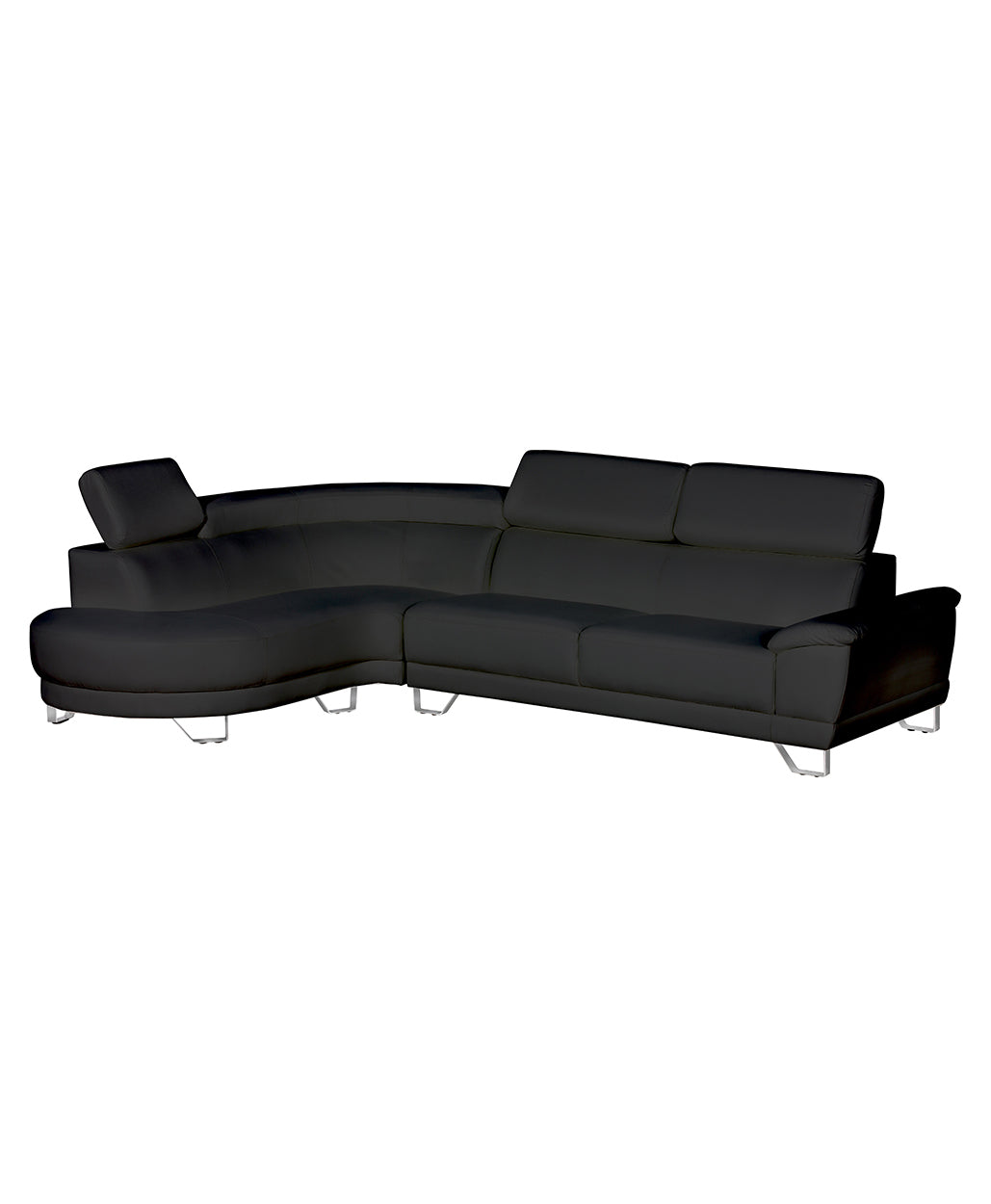 Sectional Sofa Almira Black (LEFT)