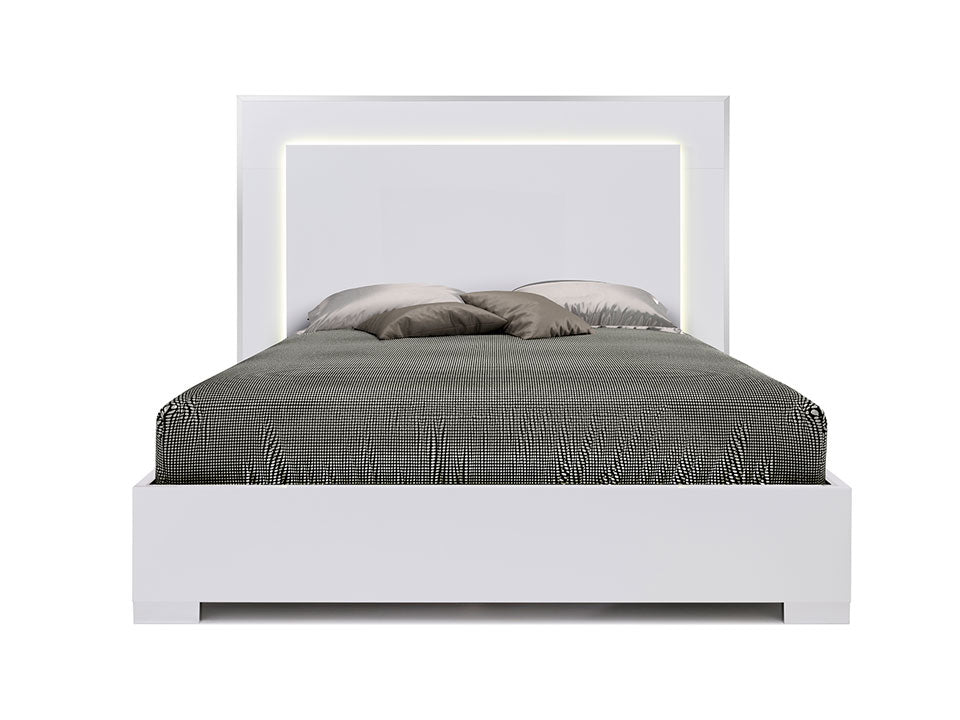 ANTONELLA WHITE KING BED FRAME