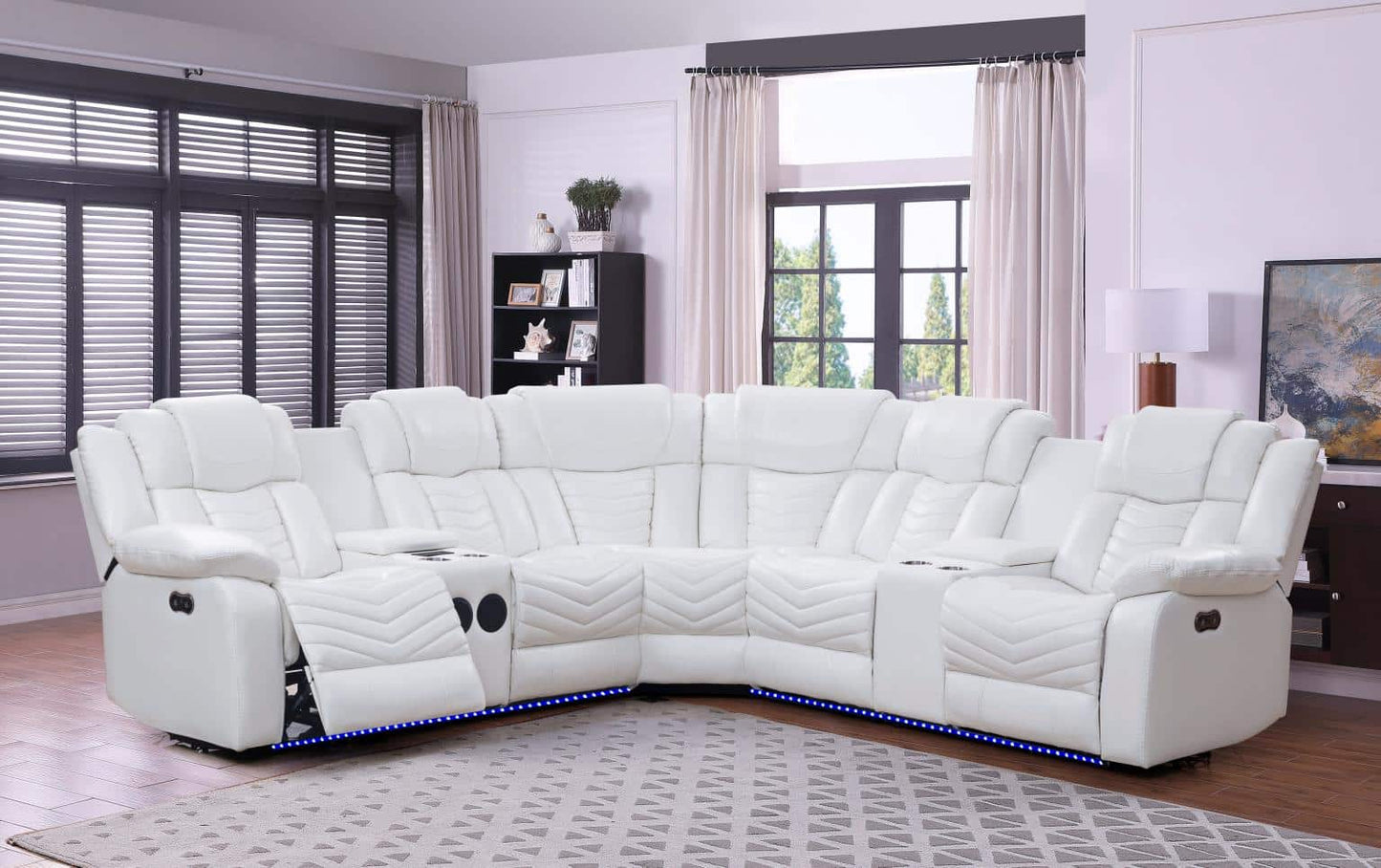 6850 WHITE RECLINER