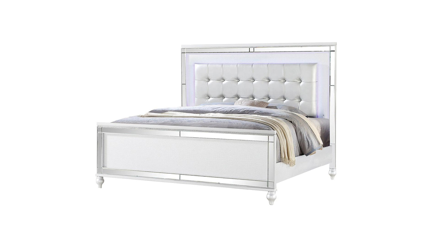 STERLING BED FRAME IN WHITE KING