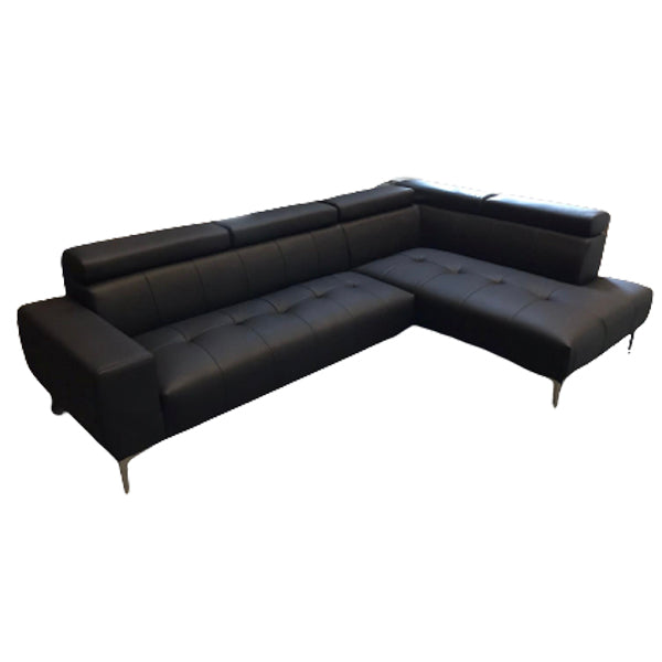 Turin Sectional Black Right
