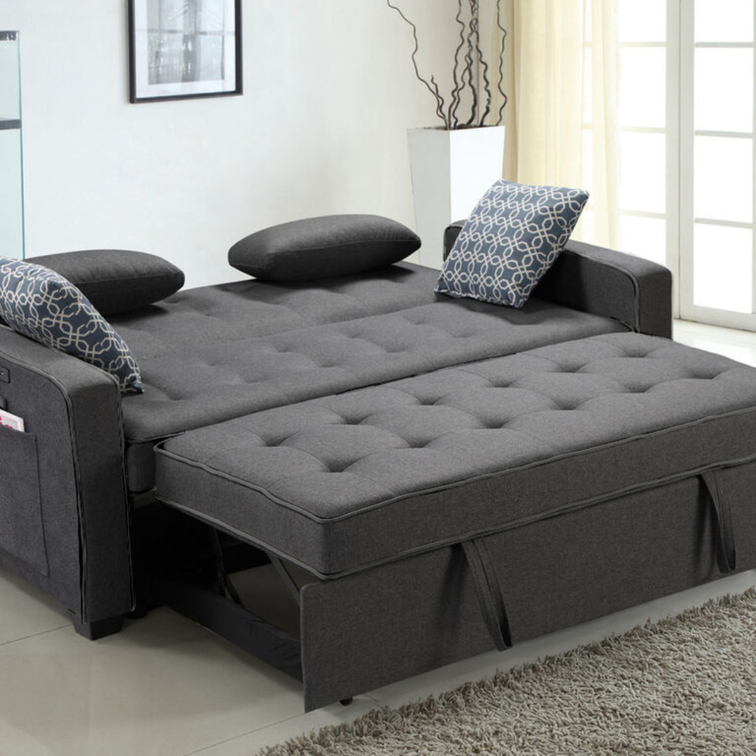 Austin dark gray sofa bed