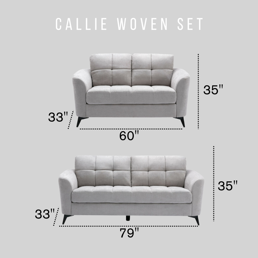 Sofa Set Light Gray 89727lg
