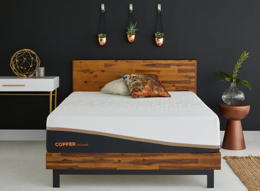 Mattress Copper Infused Hypoallergenic American Bedding 12”