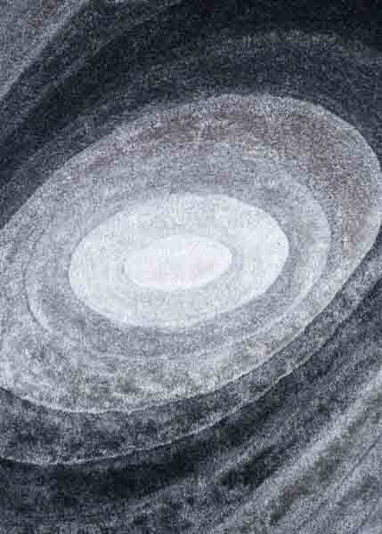 Rug 3D Shaggy Solid (Grey)