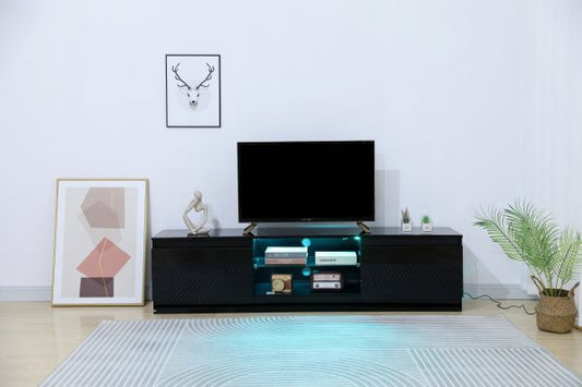 Tv Stand LED 4804 Glossy Black Up to 65" TV